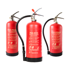 Range of Fire Extinguishers